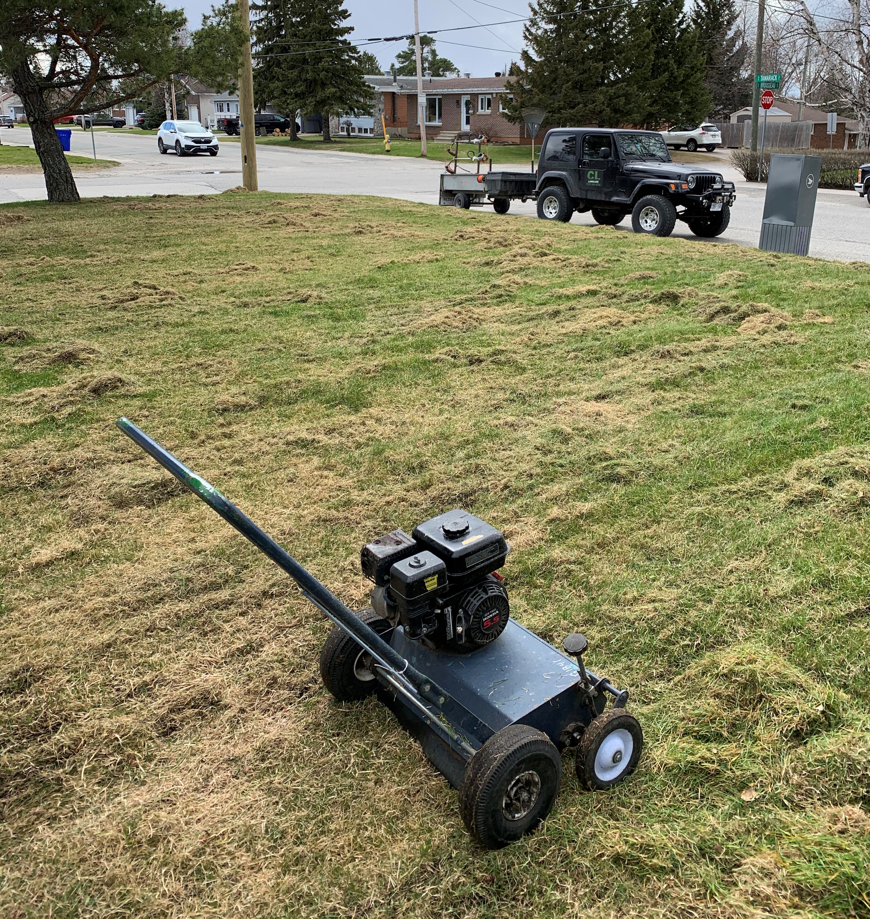 Dethatching Rke Dethatching – Lawn Mowing Company Timmins